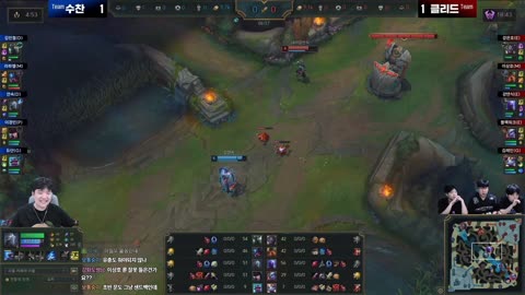 솔리스트 - [클립]상윤 스맵 vs 클리드 중간계 A조 중계     수니그룹