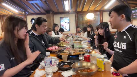 파란햇님. - [클립][ROG 흑] 승리의 회식
