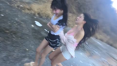 킴수니 - 비키니 입수