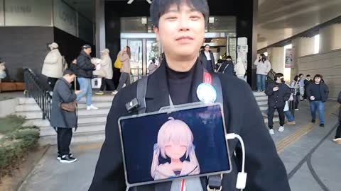 주륵주륵르르 - [클립]길거리 이파리에게 세 세구라이드 라이브하는 고...