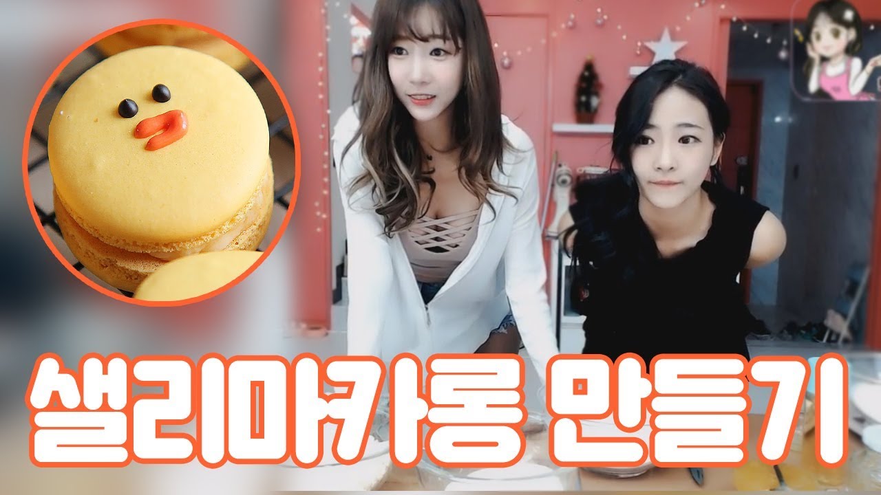 셀자매베이킹맛있어서 자꾸 손이가는 귀여운 오리 샐리 마카롱 만들기