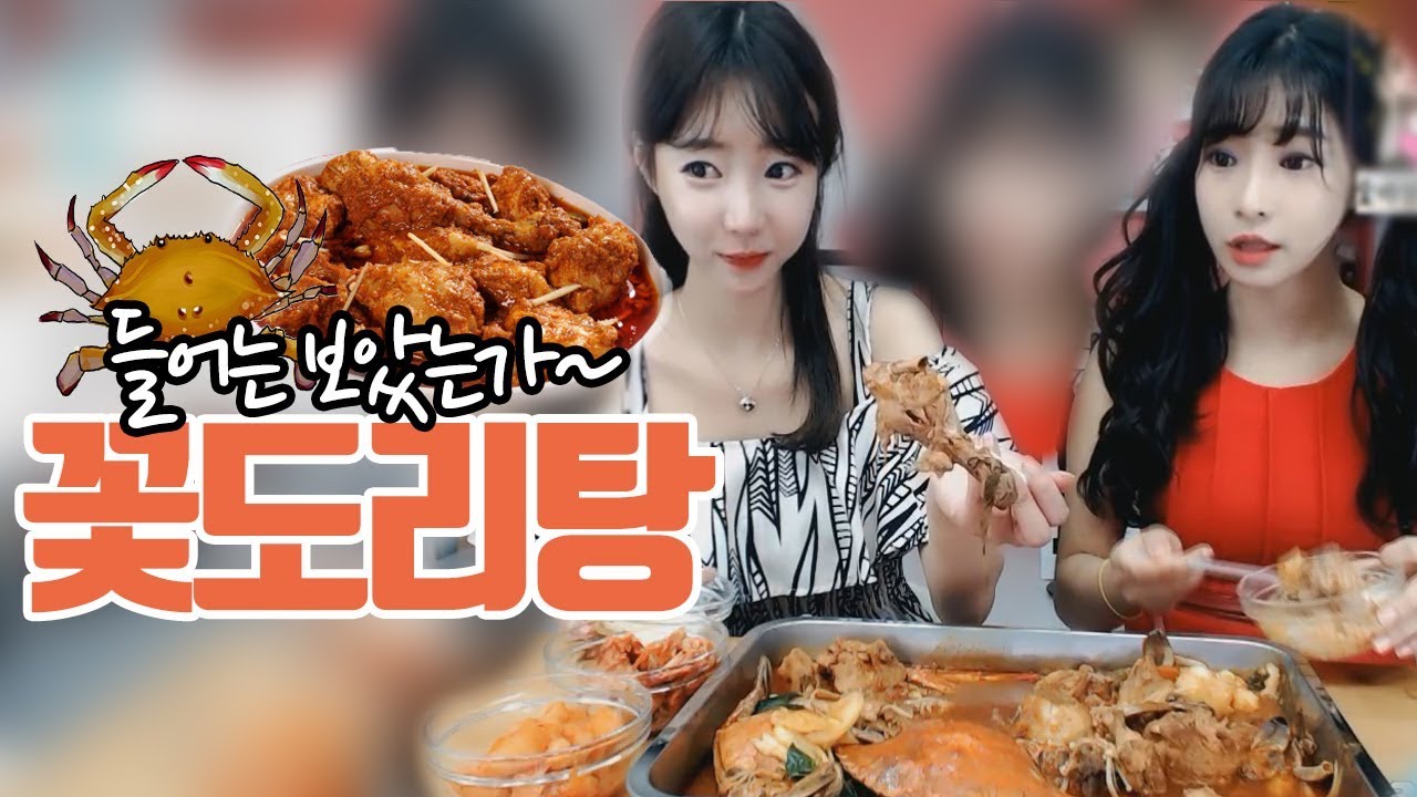 꽃도리탕이라고 들어는 봤니? 닭볶음탕과 꽃게의 조합 꽃도리탕 먹방