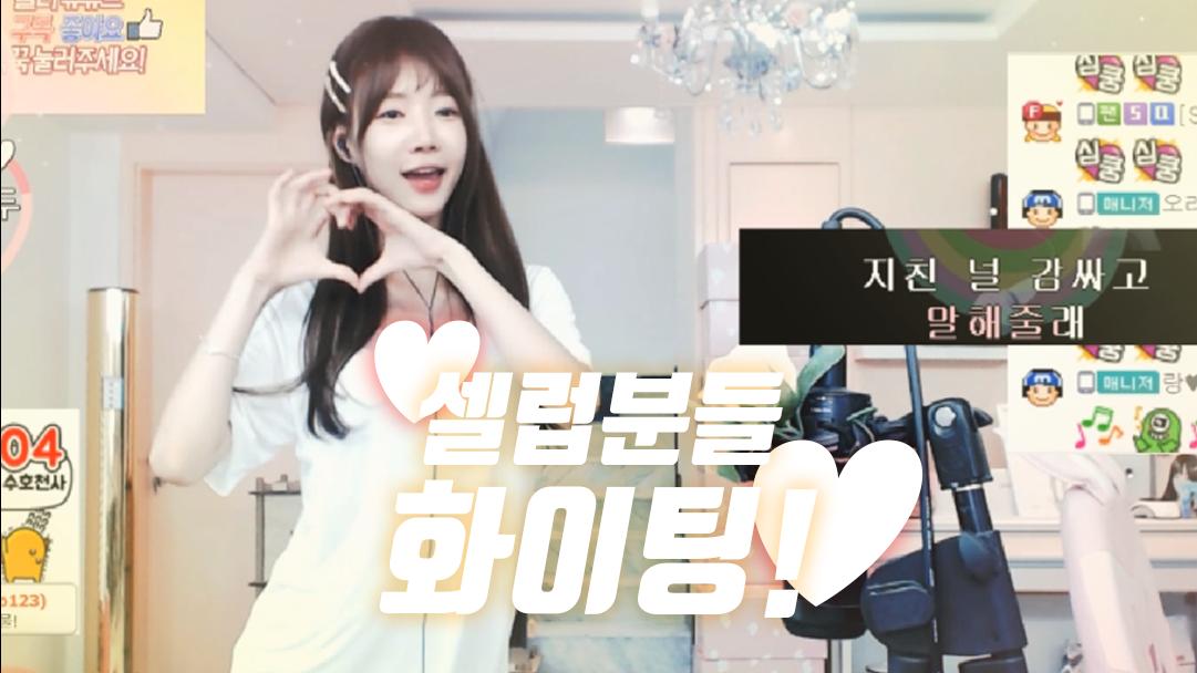 셀리 셀럽분들이 셀리를 보고 힘내셨으면 좋겠습니다! 화이팅!