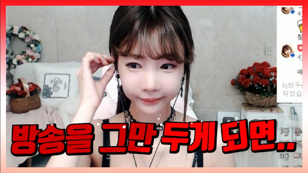 셀리 방송 그만 두면 편해질까요?