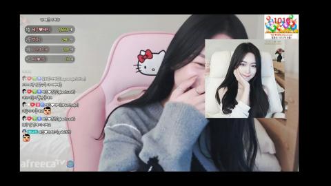 해은:: 생얼방송 Full ver   2부 미모 실화임(폰영상)