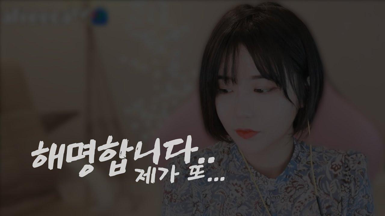 네.. 제가 그랬다고요...? 해명합니다...