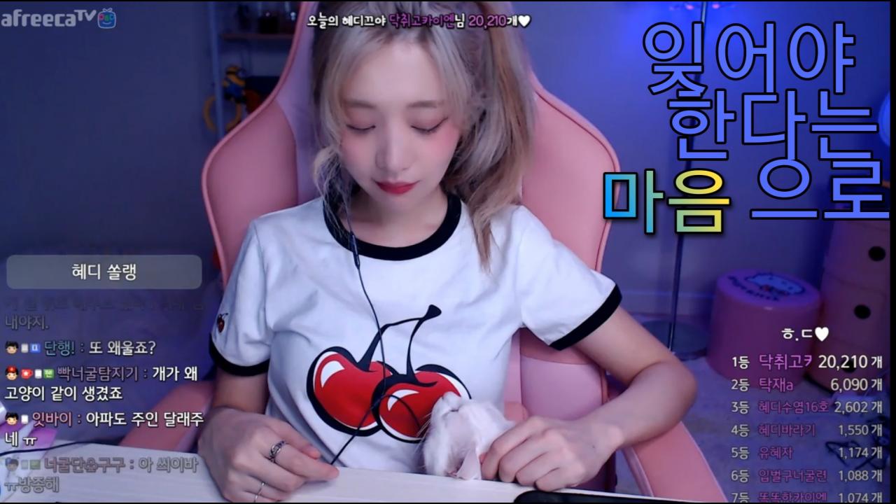 잊어야 한다는 마음으로