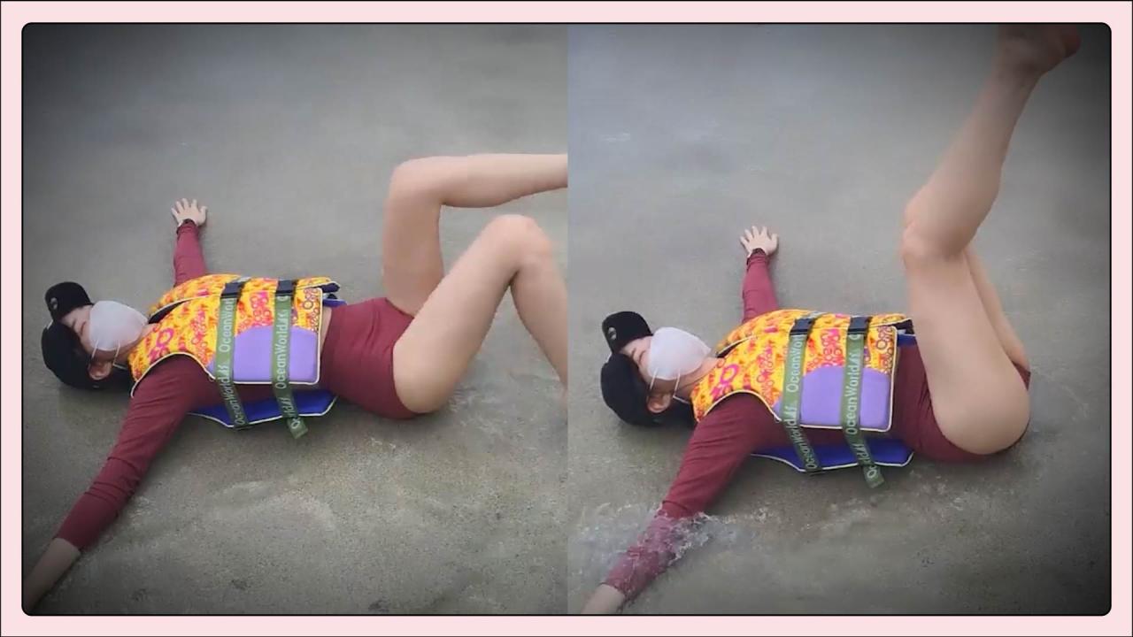 오션월드 왔는데.. 저한테 왜그러세요