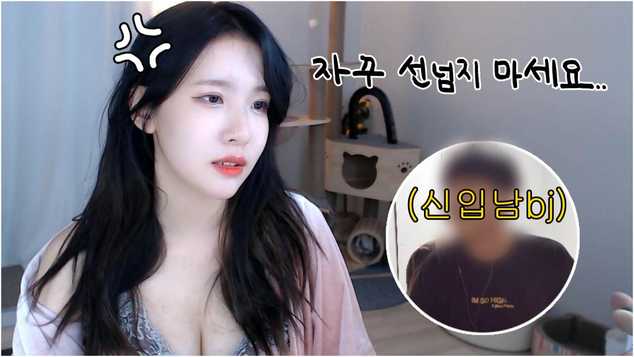 이아린을 찐텐으로 짜증나게 한 신입bj