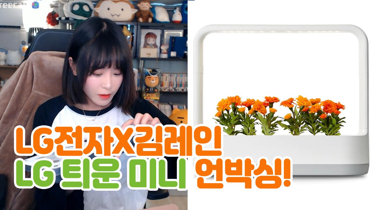LG전자X김레인 : 김레인의 두근두근 LG 틔운 미니 언박싱!
