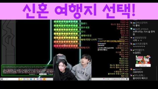 BJ부부 신혼여행지 선택은 핀볼국룰?