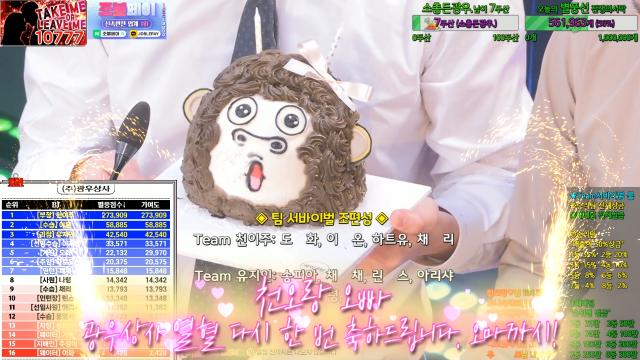 천오랑오빠 광우상사 열혈 축하영상